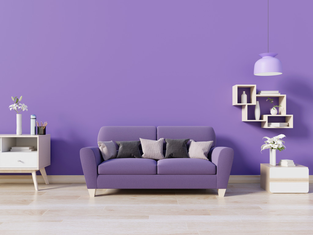 purple wall