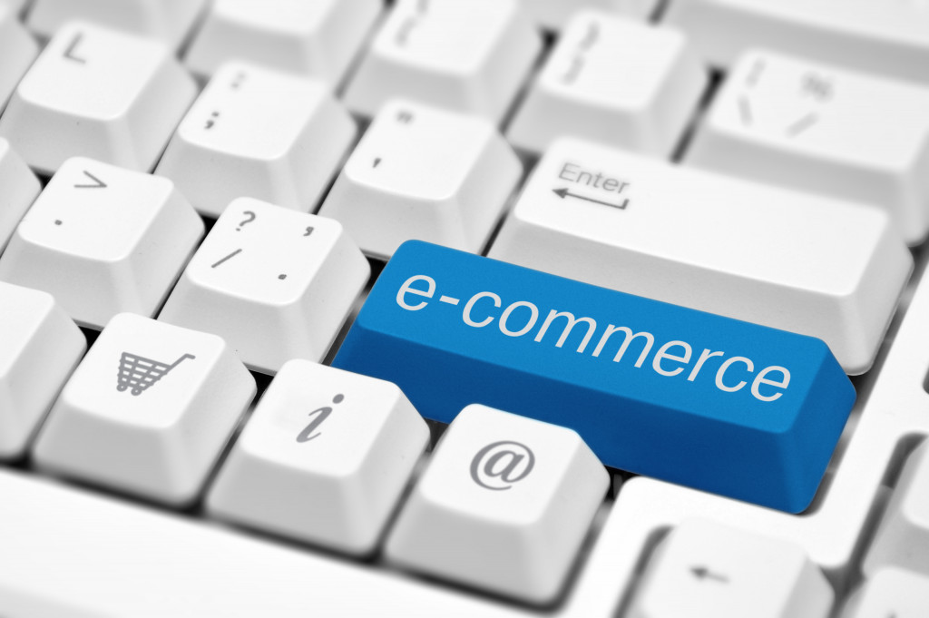 eCommerce key on keyboard