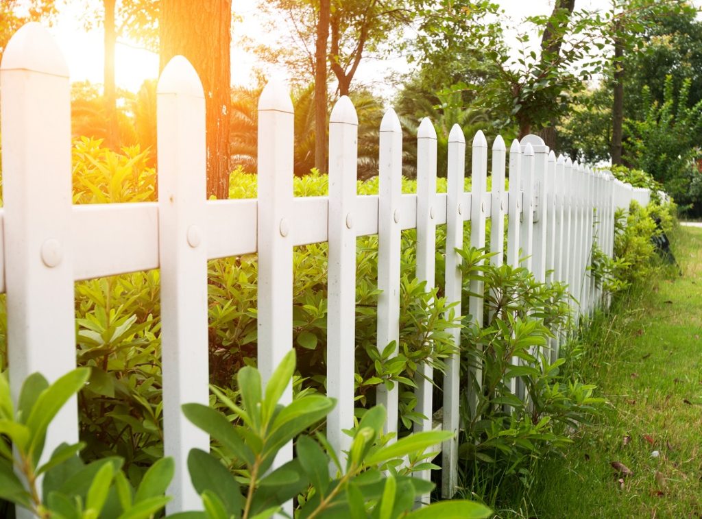 county style wooden fence